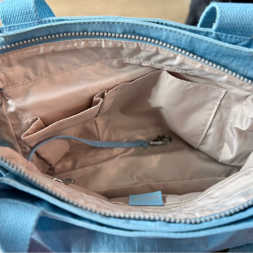 Kipling Elysian Satchel Blue Beam Shoulder Crossbody Bag - Picture 13 of 16